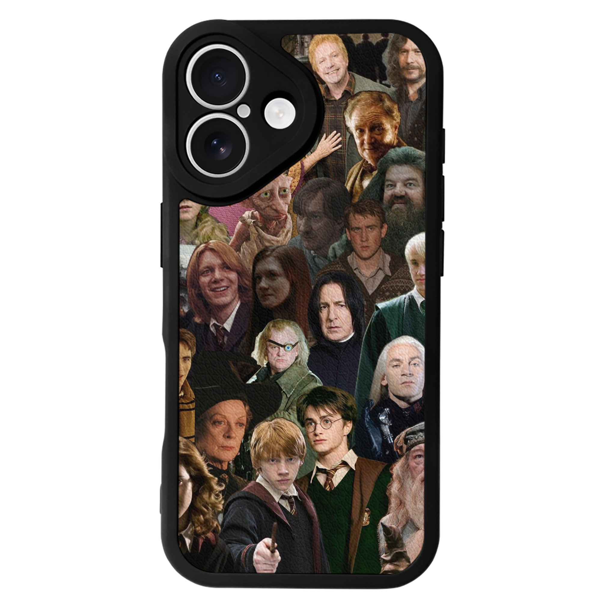 （画像用） Harry Potter ハリー・ポッターシリーズ 【iPhone 16シリーズ対応】シリコンスマホケース（レザー調） 材質：シリコン